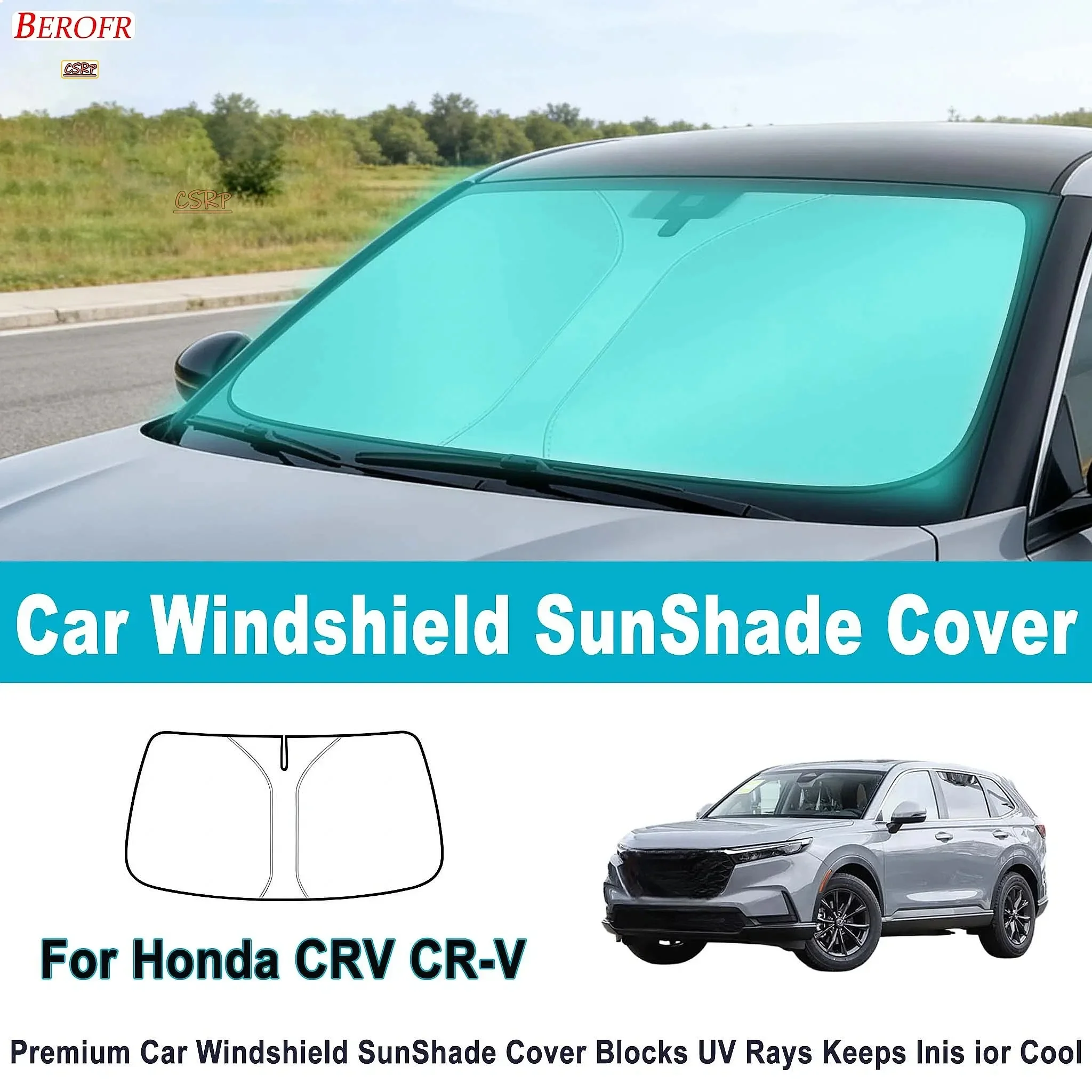 For Honda CRV CR-V 2002-2006 Car Windshield Sunshade Cover Front Window Sun Shade Heat Insulation Summer Auto Accessories