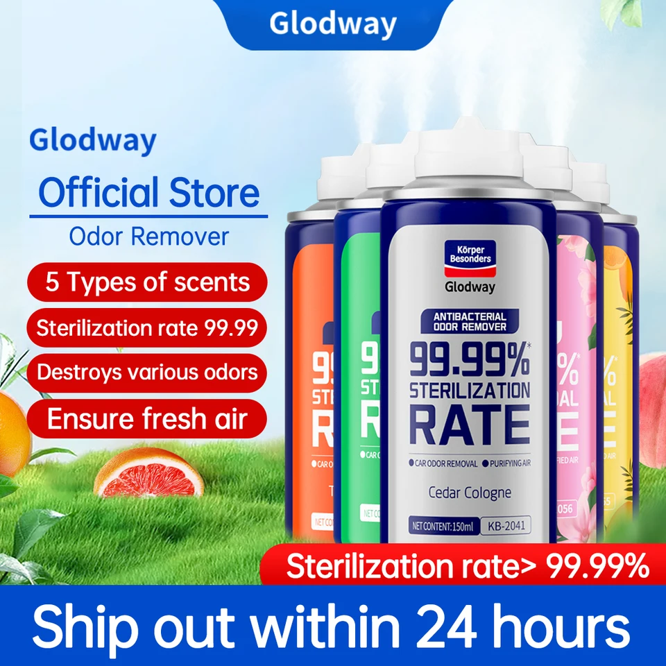 Glodway Odor Eliminator Car Air Freshener Spray