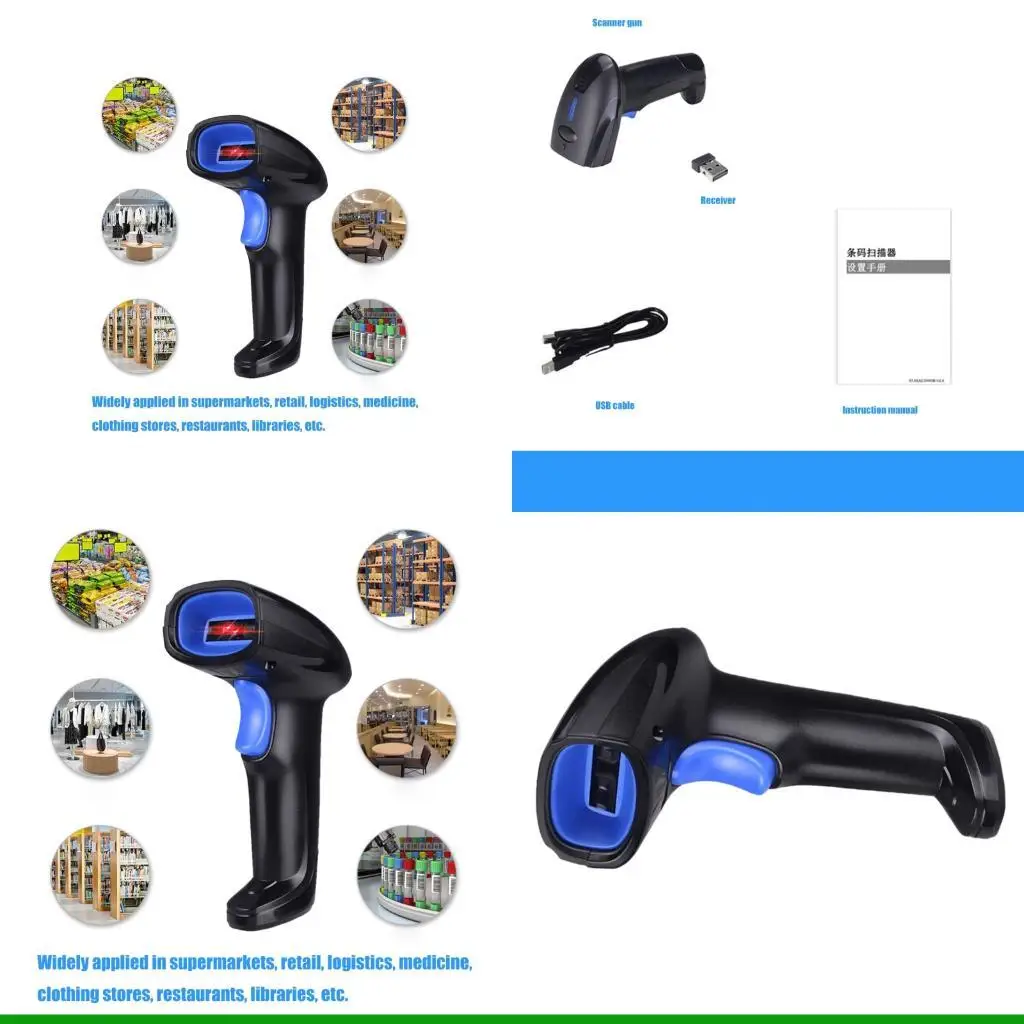 

U55C Сканер Сканер Штрих-Кода Проводной Эргономичный Рукоятка Износостойкий Сканер Штрих-Кода Настольные Аксессуары