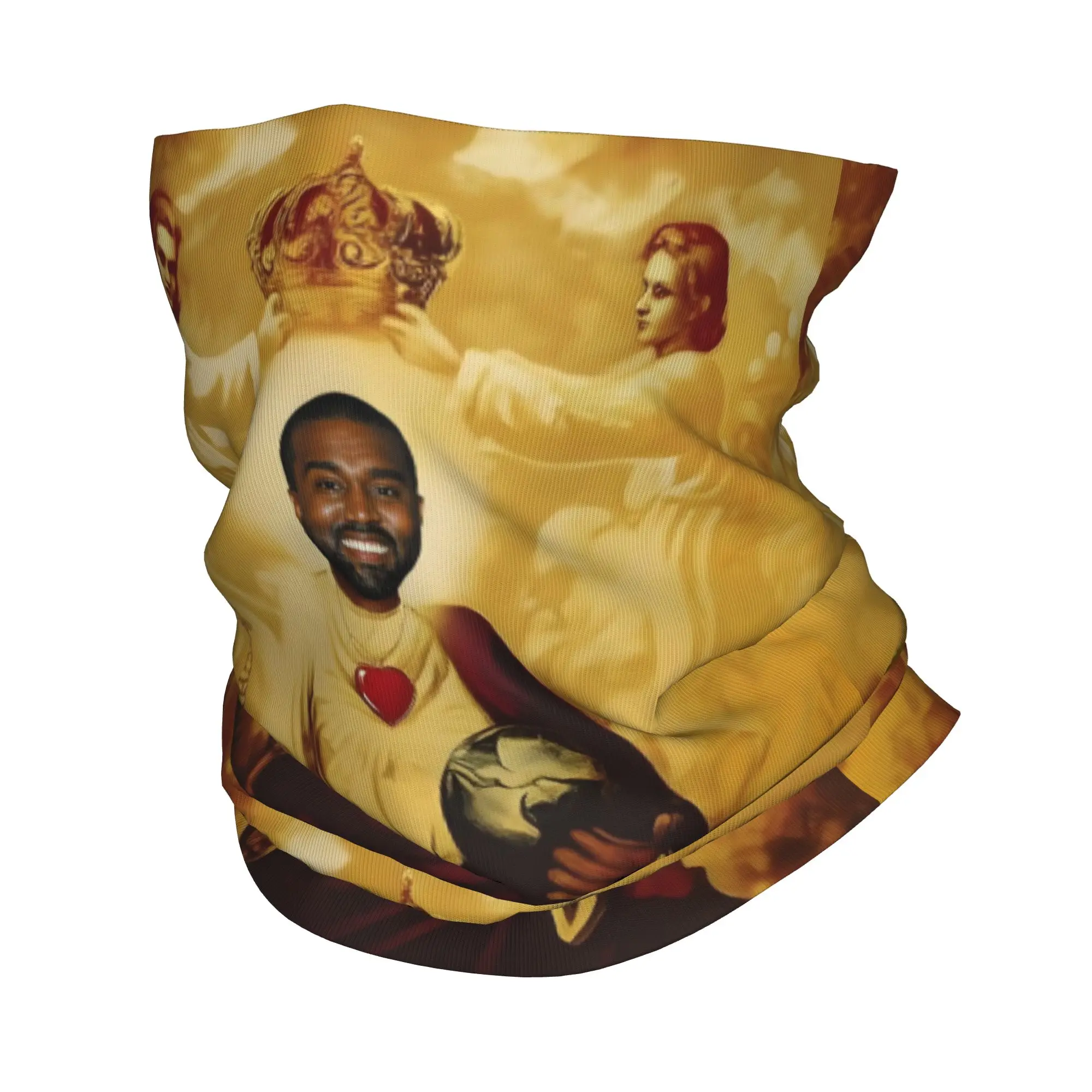 

Пользовательский Иисус Канье Уэст рэпер певица забавная зимняя повязка на голову теплая повязка на голову для женщин и мужчин походный походный шарф-труба для лица бандана гетры