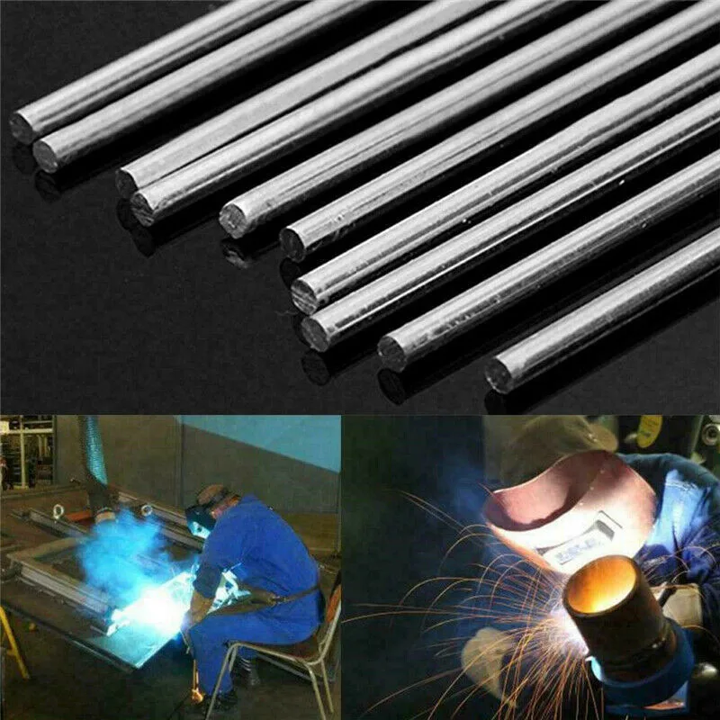 10pcs/lpt Aluminum Welding Wire Solution Welding Flux Cored Rods Low Temperature Repair Solder Wire Low Melt