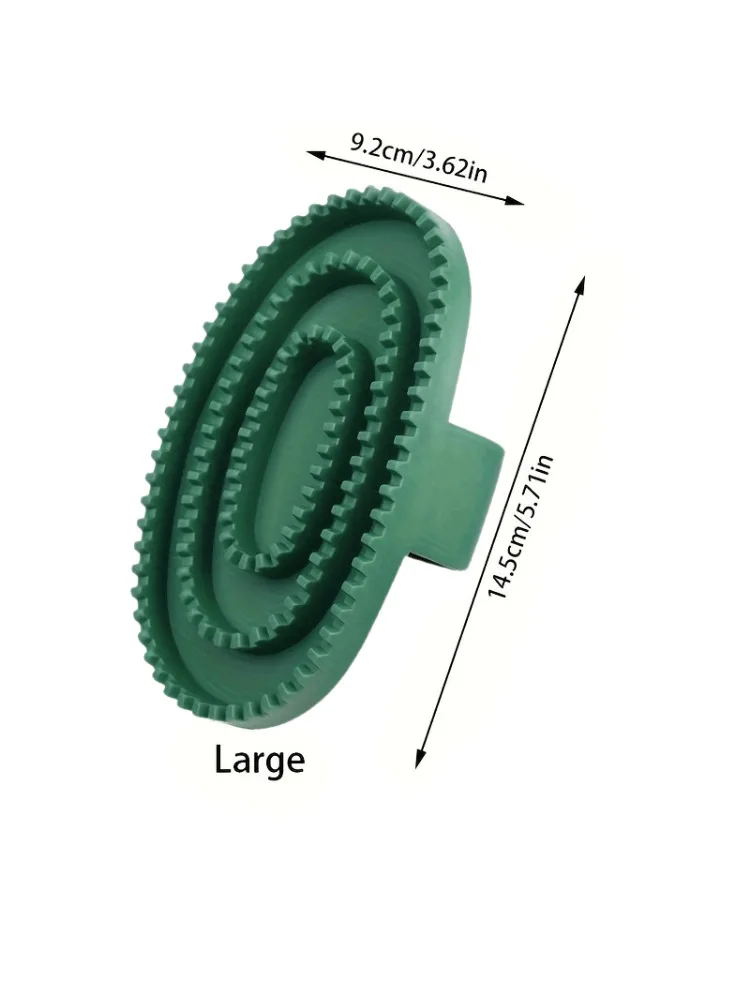 Brosse de nettoyage de Massage en caoutchouc pour chevaux, outil démêlant Durable pour le bain, soins équestres essentiels, toilettage pour animaux de compagnie, 1 pièce