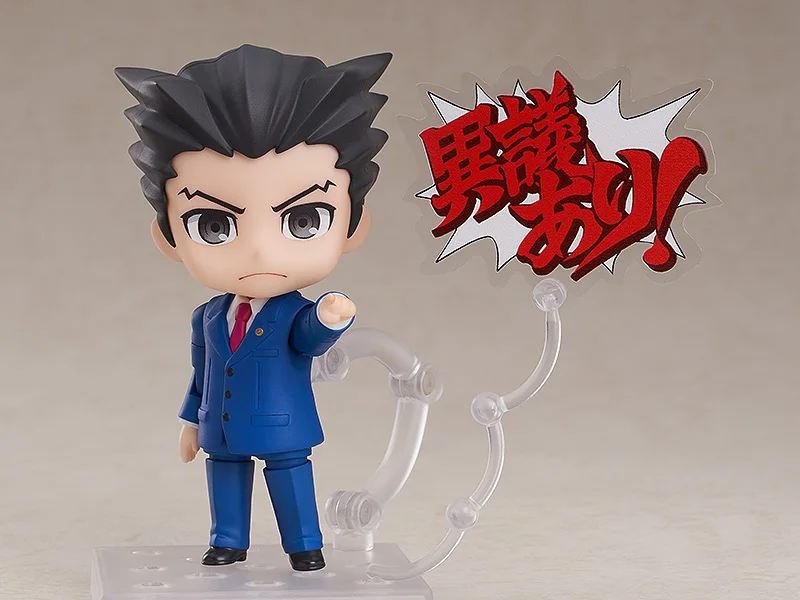 GSC Original:Ace Attorney Phoenix Wright Q version figma PVC Action Figure Anime Figure Model Toys Figure Collection Doll Gift