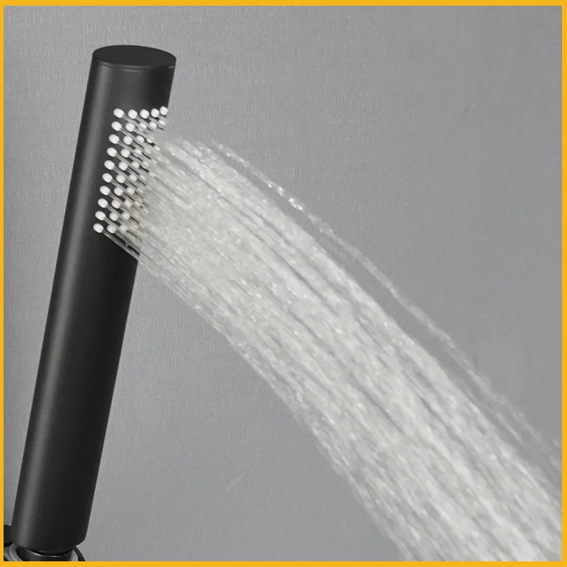 Messing Handdouchekop 150Cm Rvs Doucheslang Messing Beugel Douchekop Wand Gemonteerde Kraan Accessor