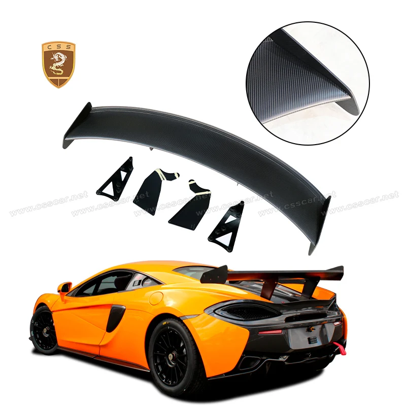 

Автомобильный задний багажник, спойлер, крылья для Mclaren 540C/570S, обновленный стиль GT4, задний багажник, крыло из углеродного волокна, хвостовой спойлер, сплиттер, диффузор