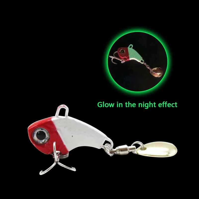 Tail Spinner Fishing Lure 5g 7g 10g 14g 20g Metal VIB Rotating Tail Swimbait Trout Spinner Bait Bass Fishing