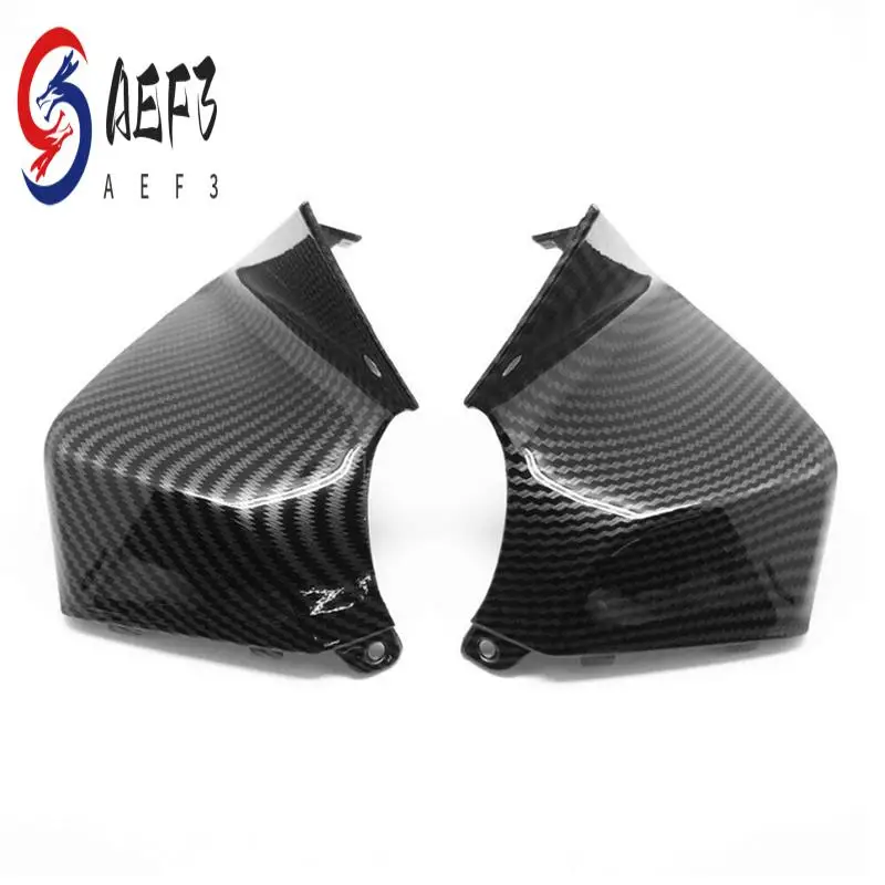 

AEF3-Carbon Fiber Finish Motorcycle Accessories Front Dash Side Meter Cover Fairing Cowl For Honda VFR800 2002-2012 Parts Access