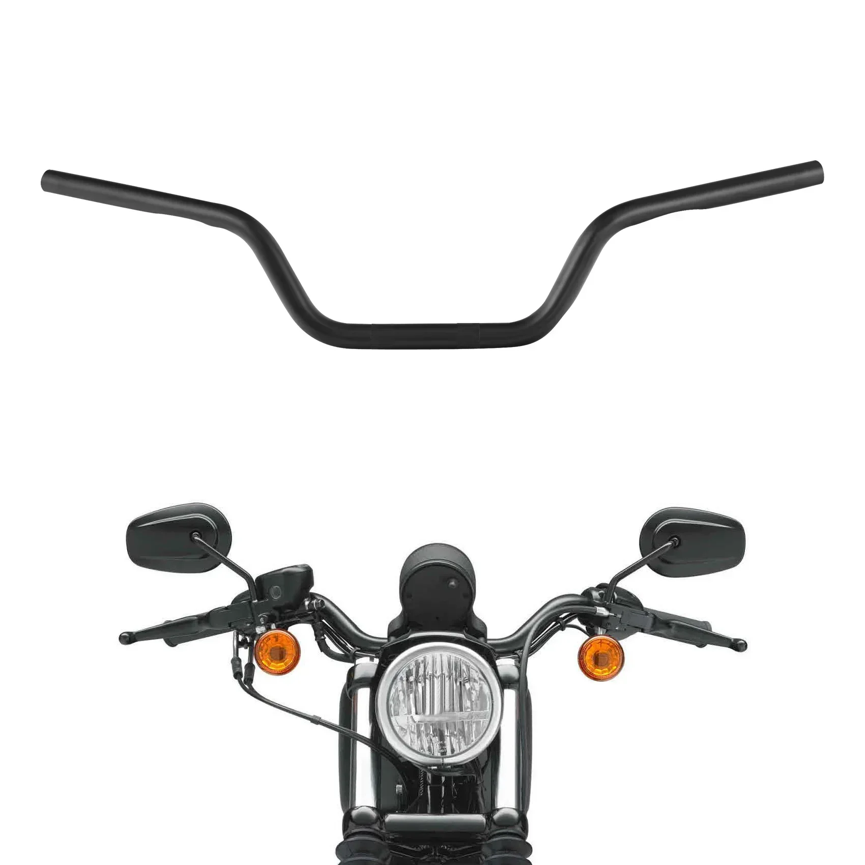 

Запчасти для Мотоциклов Harley Sportster XL883 XL1200 Dyna, аксессуары для руля 6 дюймов Rise 1 дюйм