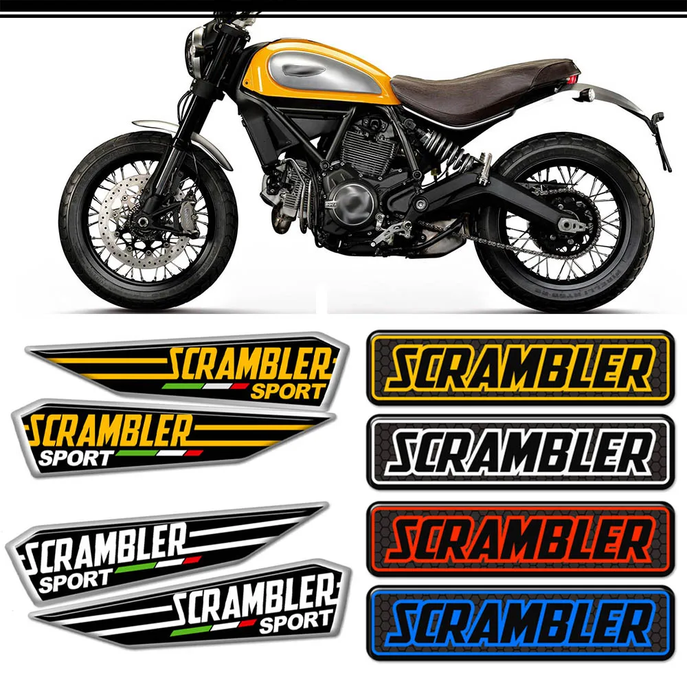 Emblem Badge Logo For DUCATI Scrambler Protective Fairing Tank Pad Stickers Decal 2012 2013 2014 2015 2016 2017 2018 2019 2020