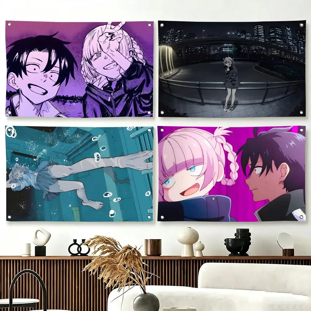 Supernatural Anime C-Call of the Night Flags  For Living Room Home Dorm Decor Wall Outdoor Camping Party Banner Gifts