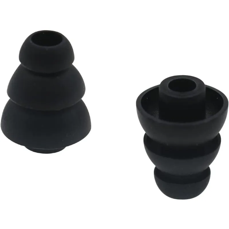 For 6pcs S/M/L Size Noise Isolate Silicone Cushion Ear Bud Tips with 4mm Connector Hole, Fit for Most in Ear Earphone view 2