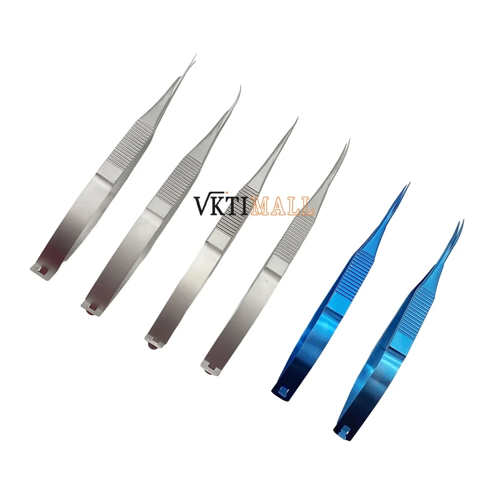 Ciseaux chirurgicaux ophtalmiques Castroviejo ciseaux cornéens 115mm 125mm acier inoxydable titane