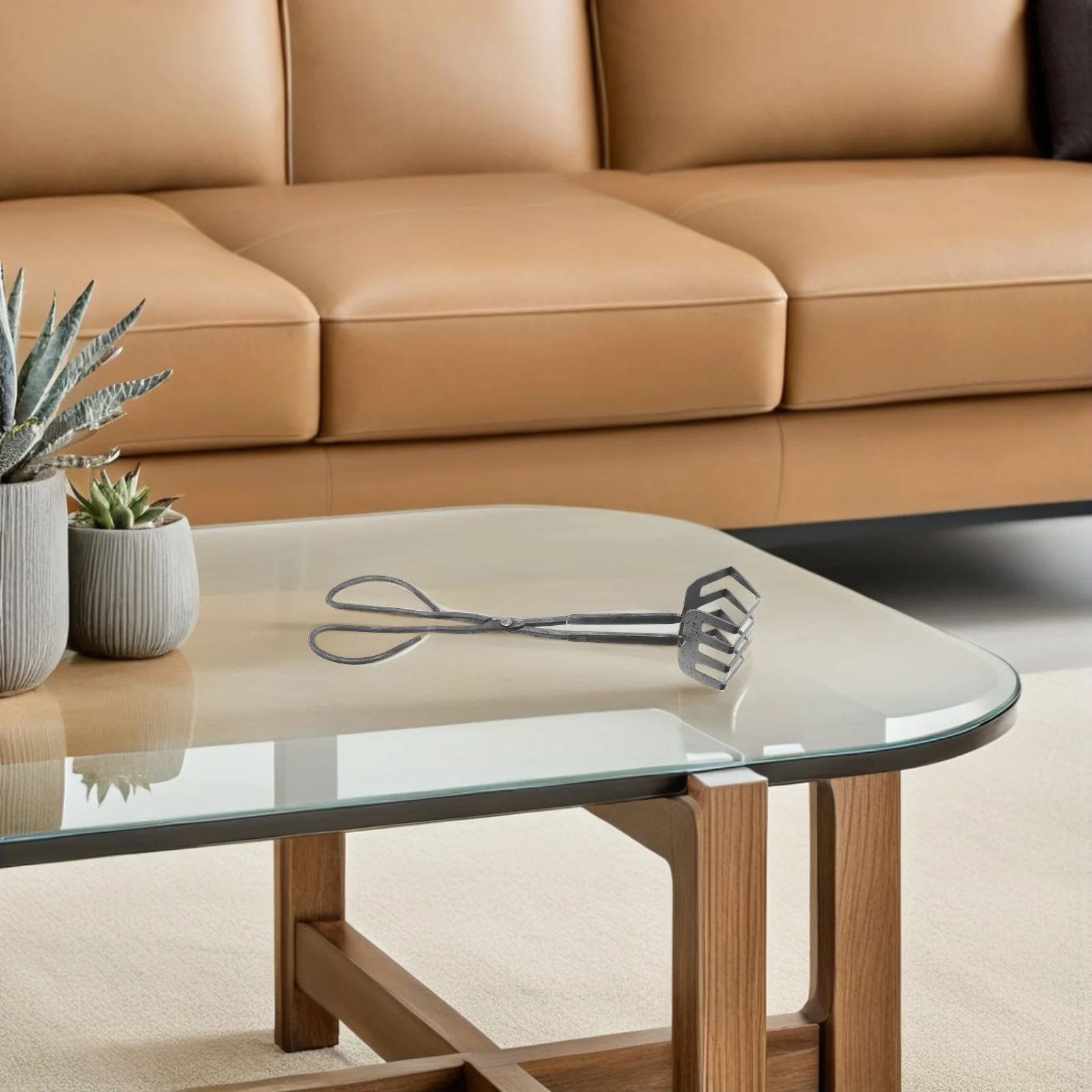 

2Pcs Multifunctional Scissor Tongs Ergonomic Handle Heavy Duty Grill Tongs for Bbq Pit Outdoor Cooking Tools