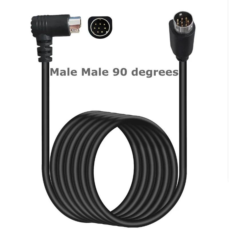 S-video set-top box cable Mini DIN 8pin Male to Male，Male to Female Cable ,Premium Copper，For JVC Subwoofer