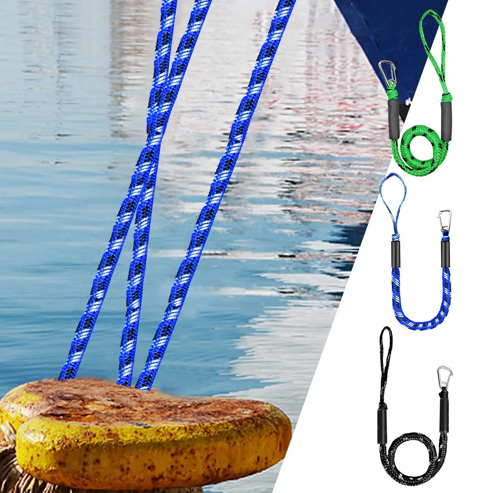 

Док-линии для лодок с петлей, швартовочная веревка, шнур для лодок, аксессуары для каяков, швартовочный шнур, анкерные изделия для каноэ