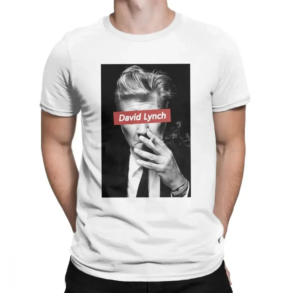 David Lynch Tshirt 80s Men's T Shirts  Short Sleeve Tee Shirt Movie Tops Plus Size Birthday Gift T-Shirt