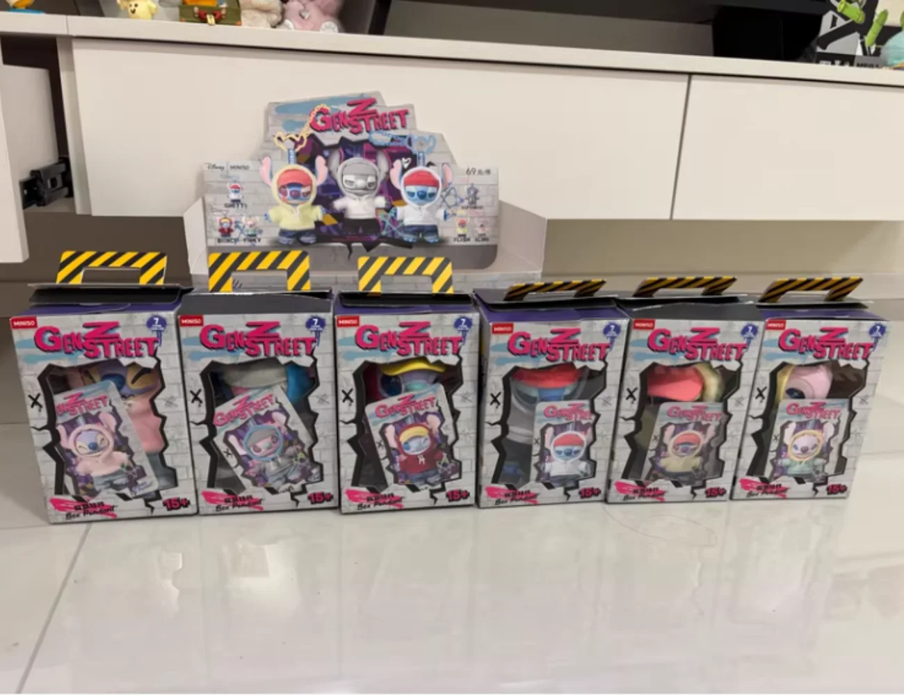 

Stitch Gen Z Street Series Blind Box Figure Cute Stitch Vinyl Doll Mystery Box Plush Surprise Bag Pendant Girl Gift Toys