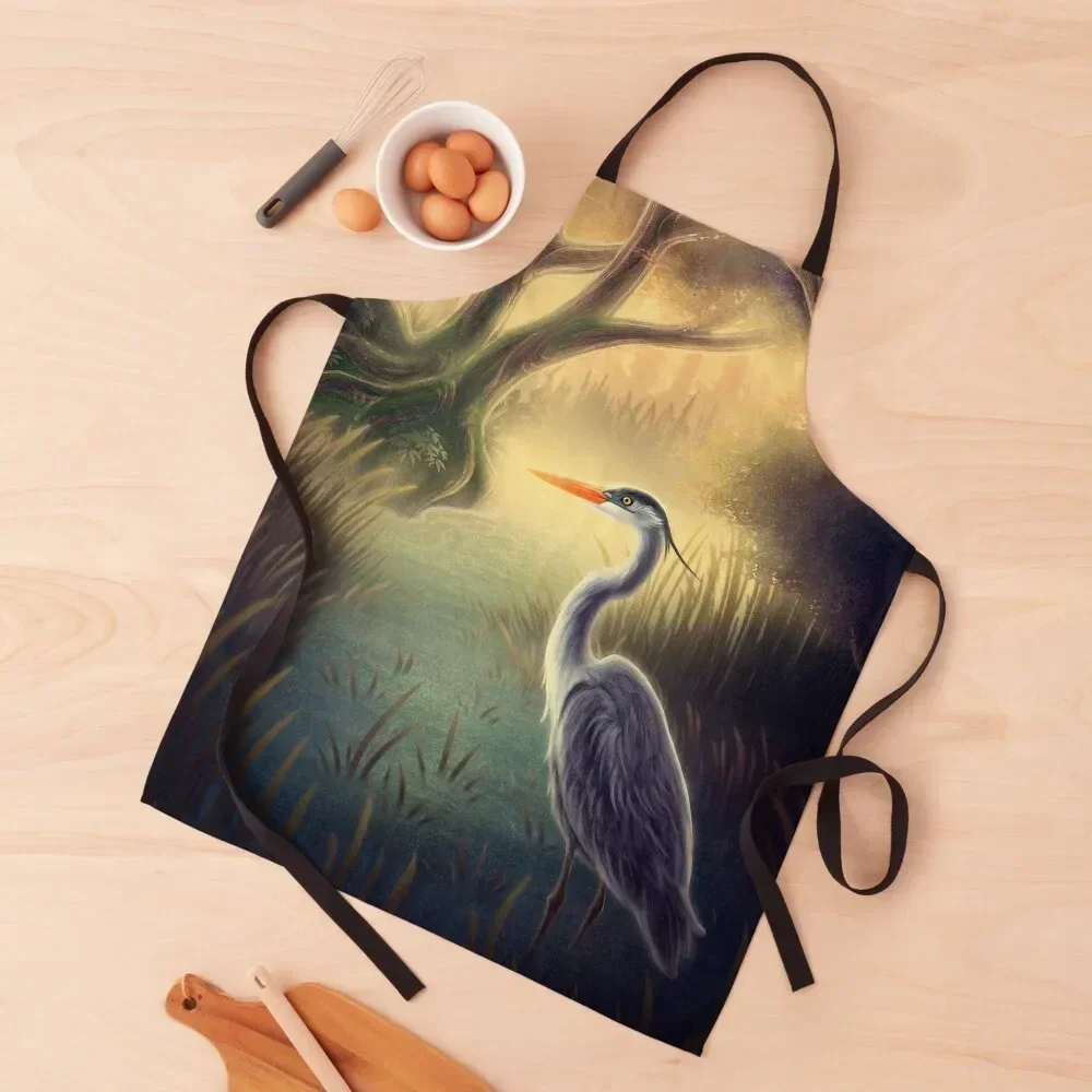 

Great Blue Heron Apron Kitchen Things Kitchenware Apron