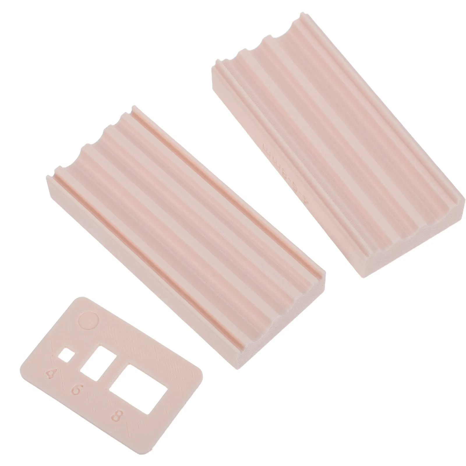2Pcs Polymer Clay Bead Roller Kit Peach Red Capacity Mold Round 4 6 8Mm Clay Jewelry Making Tools for Bracelets Earrings Crafts