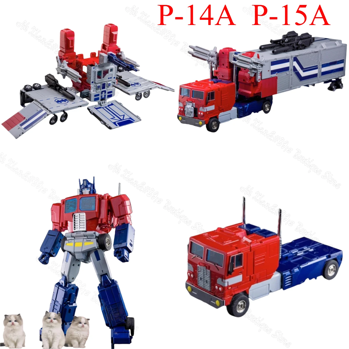 

[24-hour Shipping] Transformed Toys KFC TOYS P-14 P14 P-14A P-15A P15A Raijin OP Commander MP Ratio Action Figure Robot