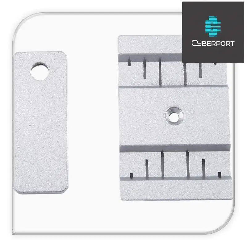 Aluminium displaystandaard rek voor axiale SCX10 90046 Tamiya CC01 D90 D110 vervangend accessoire zilver