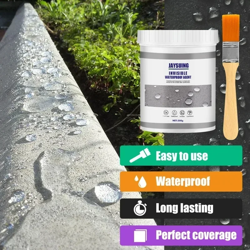 30/100/300g Waterproof Sealant Kitchen Bathroom Exterior Wall Water Prevention and Plugging Free Brick Leak Repair Paint