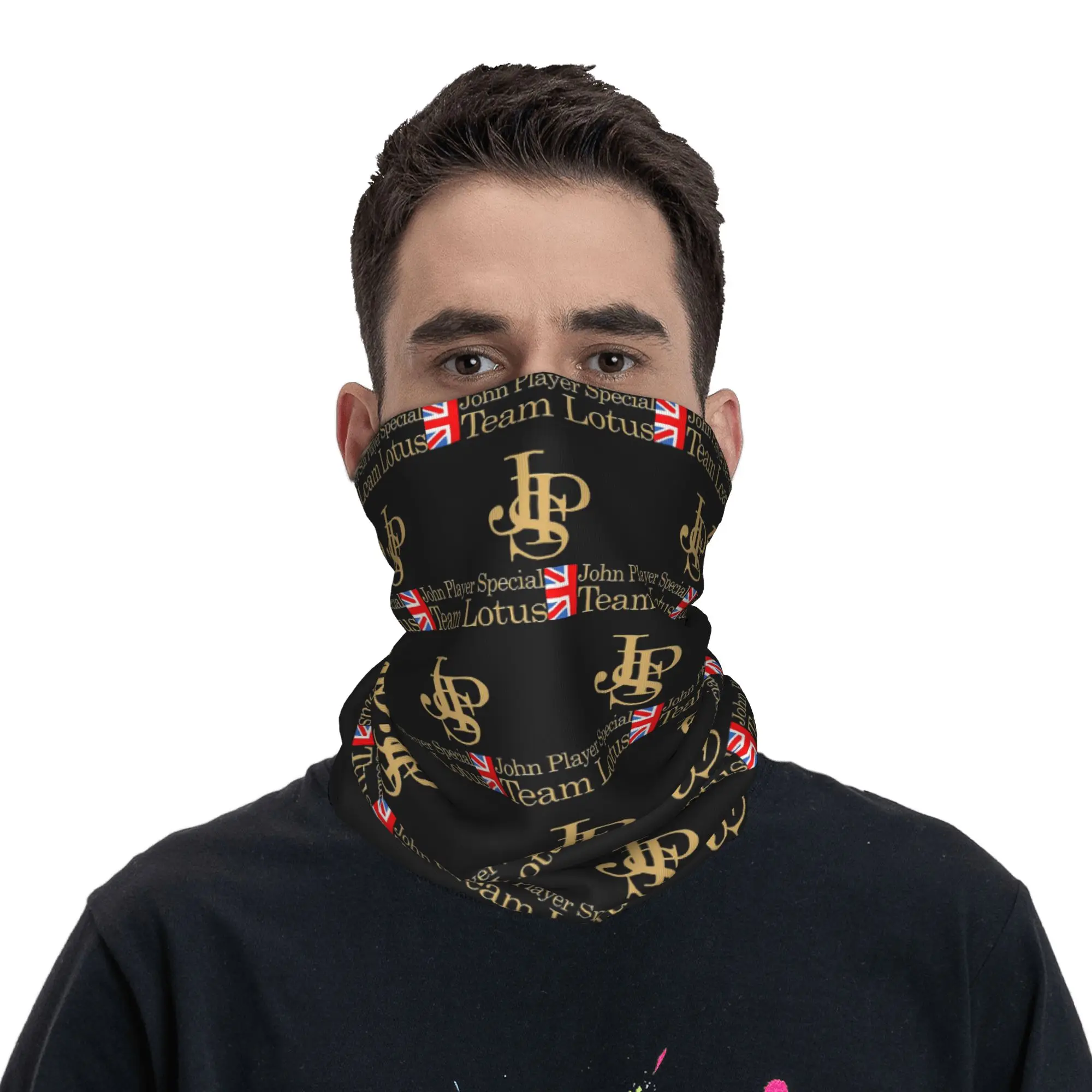 JPS John Player Special Bandana Neck Gaiter Printed Mask Scarf Multifunction Cycling Scarf Riding For Men Women Adult All Season