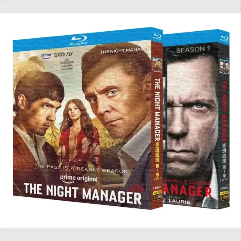 The Night Manager Season 1-2: 4-Disc Blu-ray Discs New Sealed Box Set High Definition BD