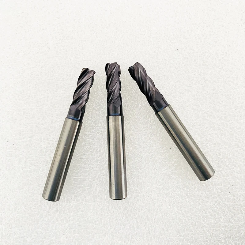 Milling Cutter Used for High Hardness Steel  Customized 4 Flutes Carbide End Mill