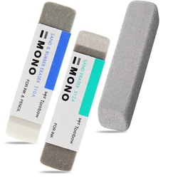TOMBOW Mono Eraser ES-512A/ES-510A For Sand Eraser Scrub Rubber Double Head Ink Remover highlight School Supplies Erasers