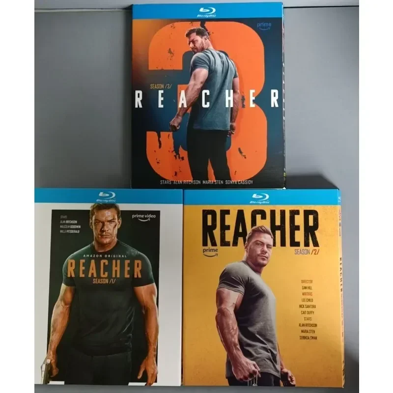 Reacher Season (1-3) 6-Disc All Region New Box Set Blu-ray disc