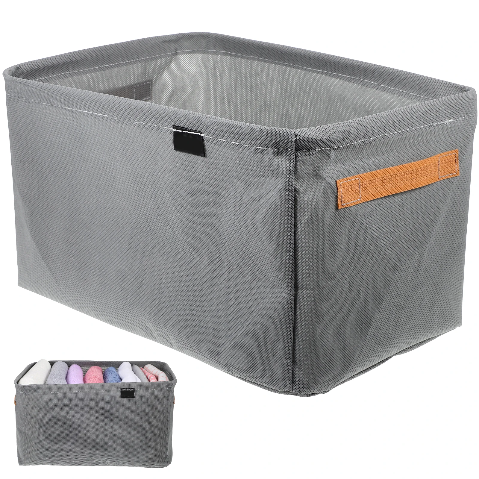 

3 Pcs Clothes Storage Baskets Stackable Large Capacity Closet Organizer Sweater Organizer Wardrobe Home Dormitory