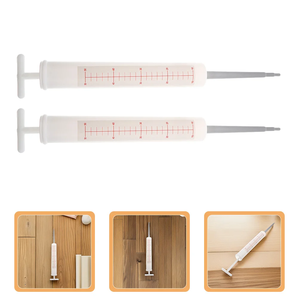 

2Pcs Fake Syringe Giant Injector Prop Realistic Nurse Doctor Accessories Cosplay Costume Party Decorations Halloween Medical
