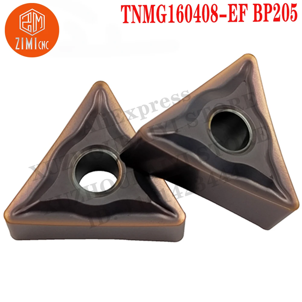 TNMG160408-EFBP205 TNMG 160408 Inserto in carburo Inserti per tornitura Inserti in carburo meccanico tornio per metalli Strumento CNC Strumento per tagliare TNMG