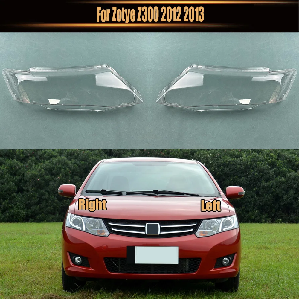 

For Zotye Z300 2012 2013 Car Front Headlight Cover Headlamp Lampshade Lampcover Head Lamp light Covers glass Lens Shell Caps