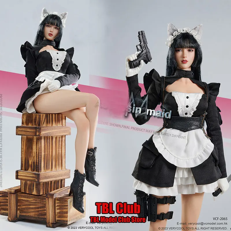 VERYCOOL VCF-2065 1/6 Scale Female Soldier Assassination Assassin Maid Miqier With Weapon Full Set 12inch Action Figure Doll