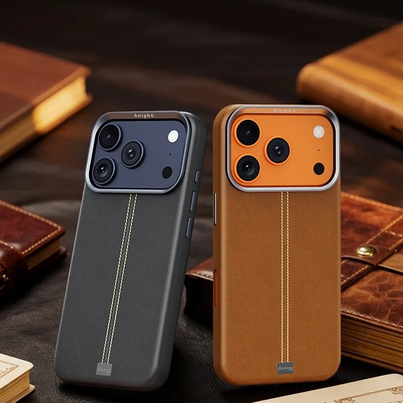 Luxury Vintage Classical Magnetic Leather Case for iPhone 18 pro Max 17 16 15 14 - Durable Cover with Elegant Design