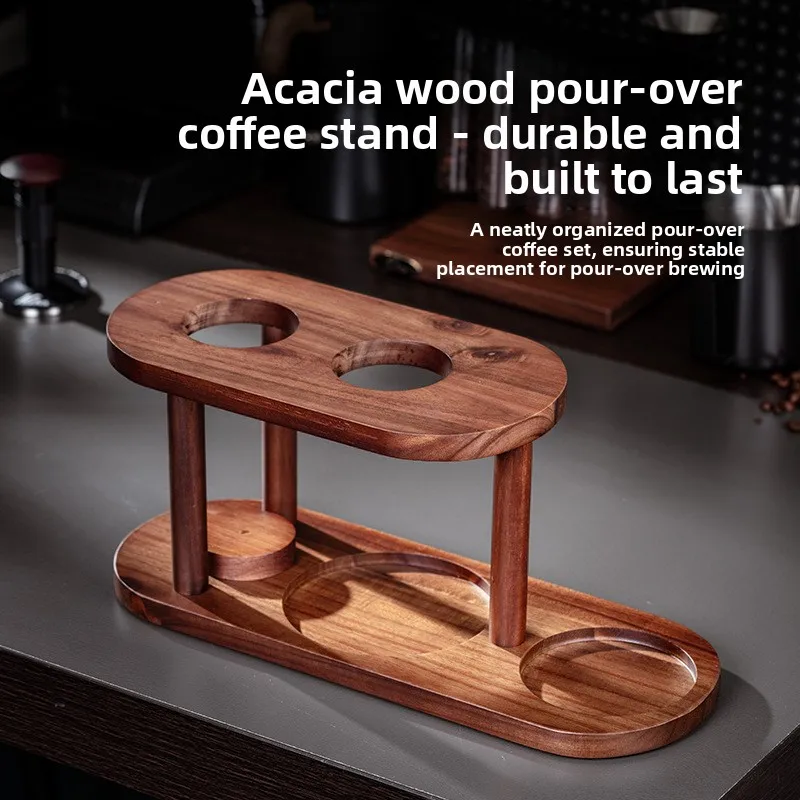 Pour Coffee Set Dripper Stand 400ML Server 600ML Gooseneck Kettle Manual Coffee Grinder Filter Cup Kit Minimalist Style Model