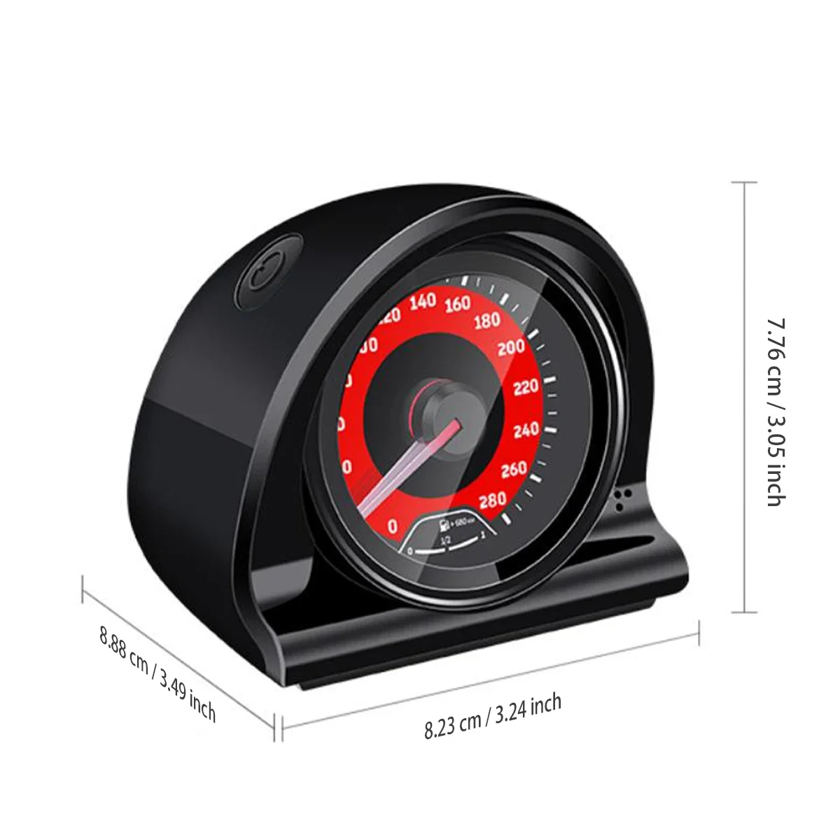 Dashboard Style Ambient Light Swinging Pointer Voice Control USB Car Center Console Ornaments Creative Decoration Accessories