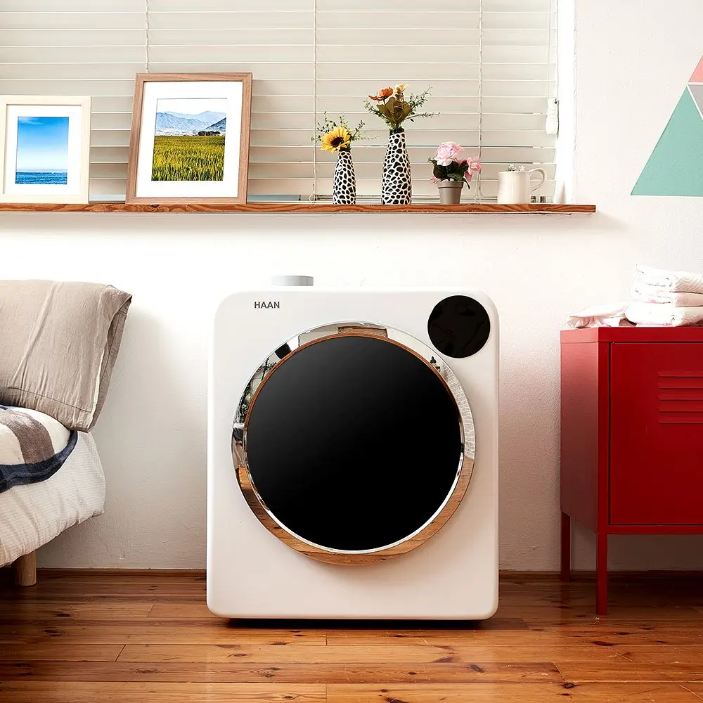 25 years old Han Kyung-hee mini dryer 5kg Laundry clothing one room futon smart touch White