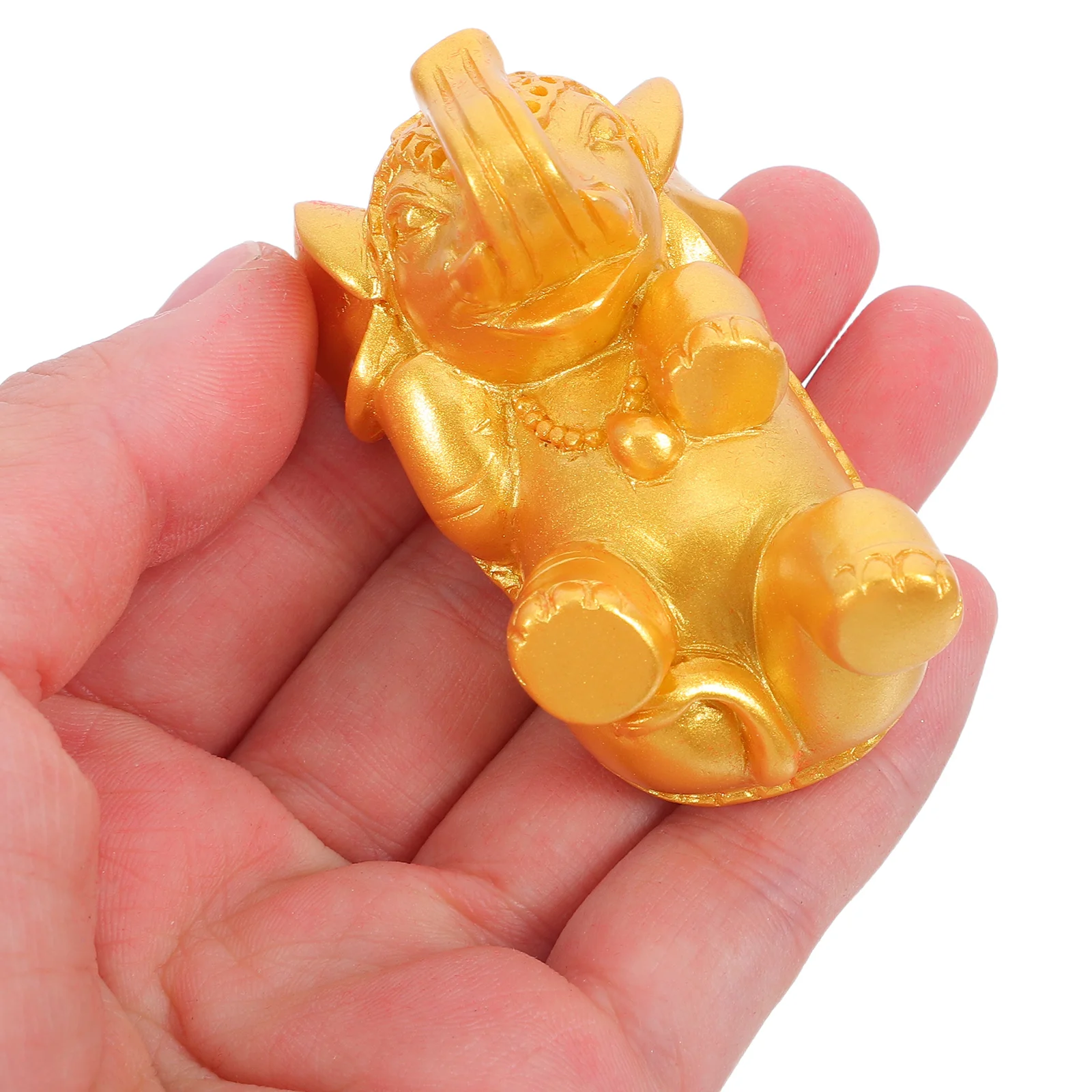 

6pcs Mini Resin Elephant Statues Small Figurines For Home Office Desk Decor Lucky Elephant Feng Shui Ornament Set Decor Living