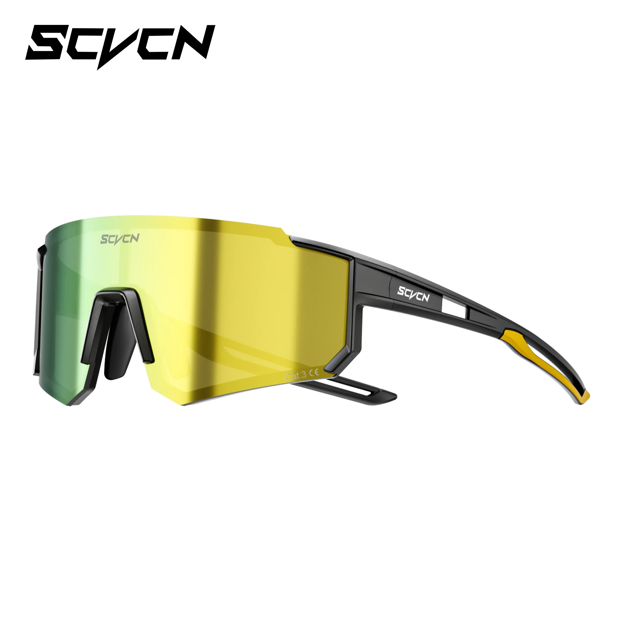 SCVCN Neue Outdoor-Sport-Sonnenbrille MTB Fahrrad Radfahren Wandern Eyewear Laufen Ultraleichte Herren Damen Pickleball UV400 Brille