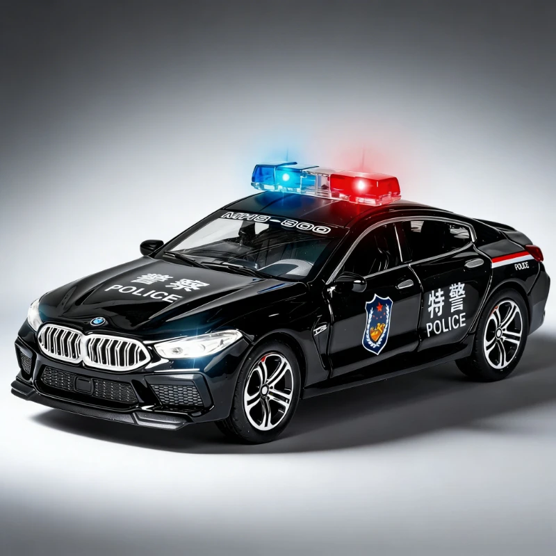 

Модель автомобиля M8 из сплава 1:32 со звуком и светом, открывающиеся двери, детская игрушка, подарок, коллекционный предмет