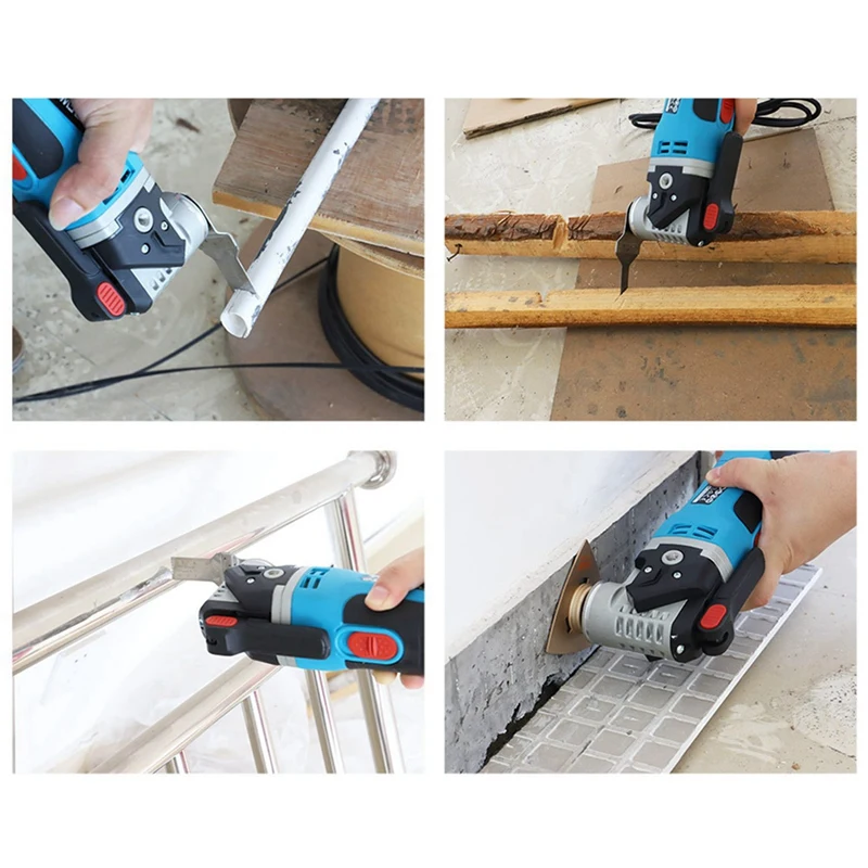 Quente! Lâmina De Serra Oscilante De Carboneto De Diamante, Multi-Ferramenta, Ferramenta De Corte De Metal, Concreto, Cerâmica, Azulejo, Cortador De Madeira, 2 Pcs