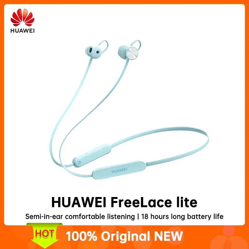 

HUAWEI FreeLace lite Wireless earphone Semi-in-ear comfortable listening 18 hours long battery AI call noise reduction