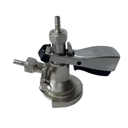 M Type Keg Coupler,Keg Head With Metal Handle ,5/8'G With Pressure Release Valve,Beer Valve