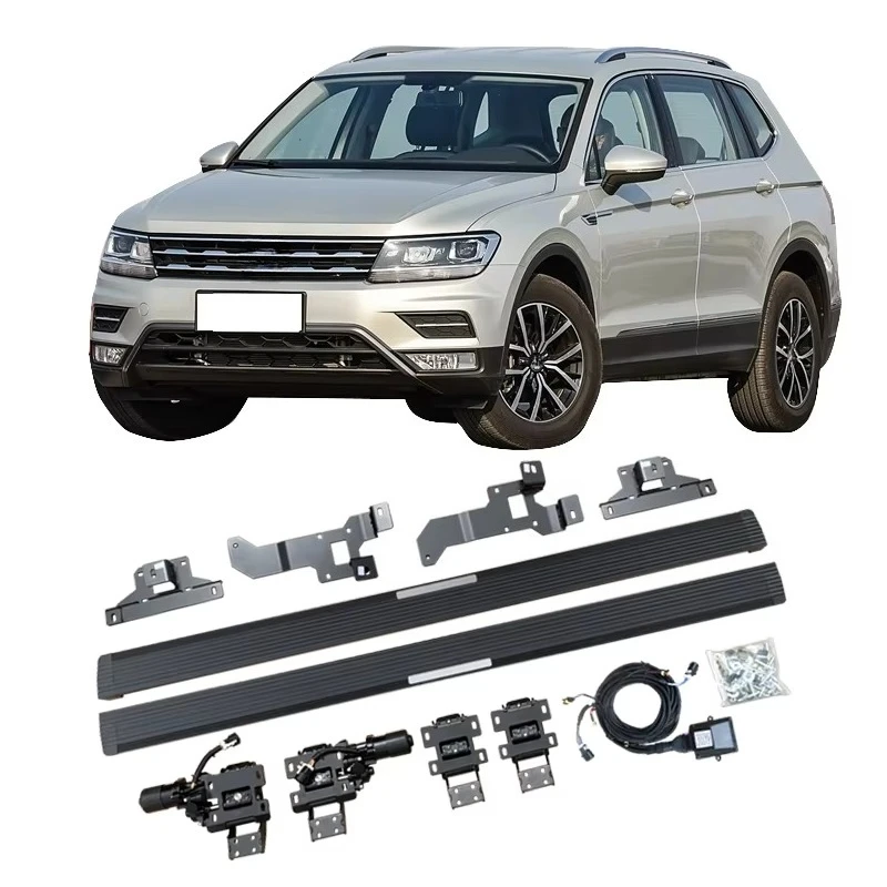 

Электрические боковые ступеньки высшего качества, автоматическая электрическая подножка из алюминиевого сплава для Tiguan L 2017-2025