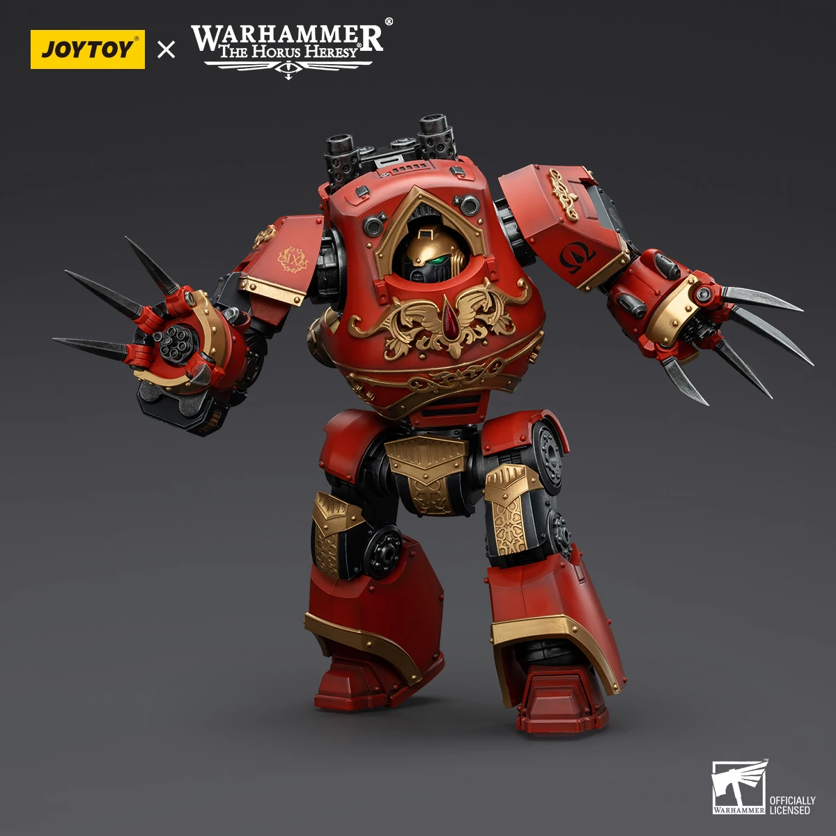 Chaîne Warhammer The Horus Heresy, Blood Angels fissuremptor, Incaendius Dreadnought, YTOY JT00737, 1:18