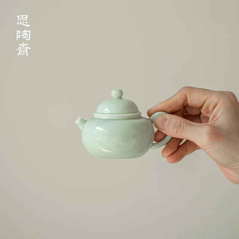 Small fresh one pot and two cups portable outdoor travel tea set modern simple teapot small set