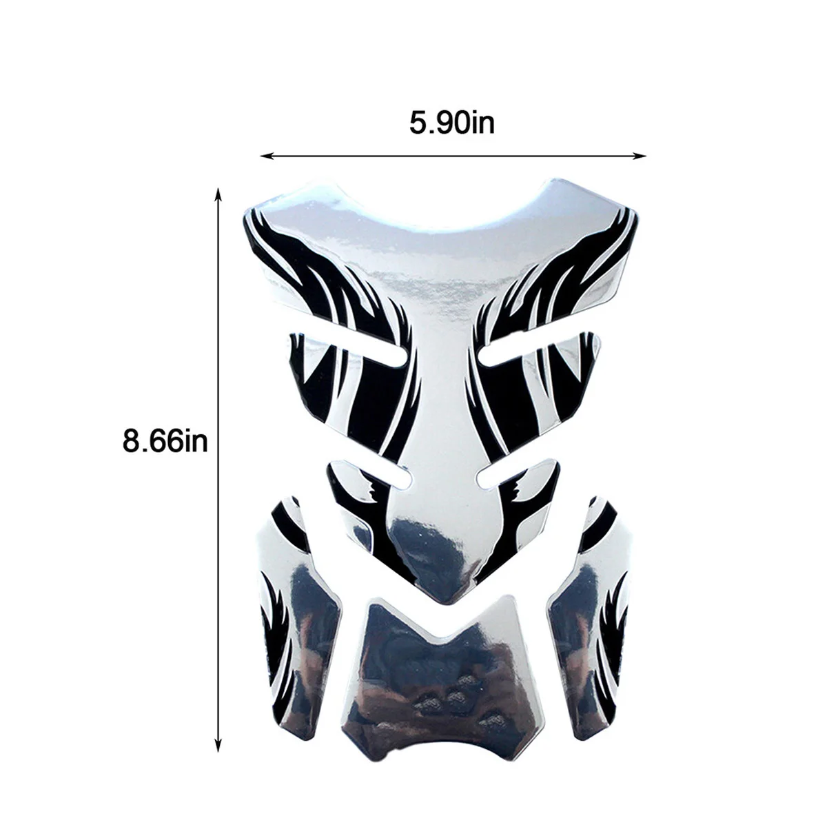 3D ยางนุ่มถังน้ำมันเชื้อเพลิงสติกเกอร์รถจักรยานยนต์อุปกรณ์เสริมสำหรับแอฟริกาทวิน 1100 CRF1100 NC750X CBF 600 CB 500X CB300F